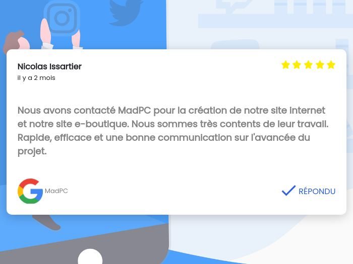Instagram post from madpc.fr. This post is in position 15.